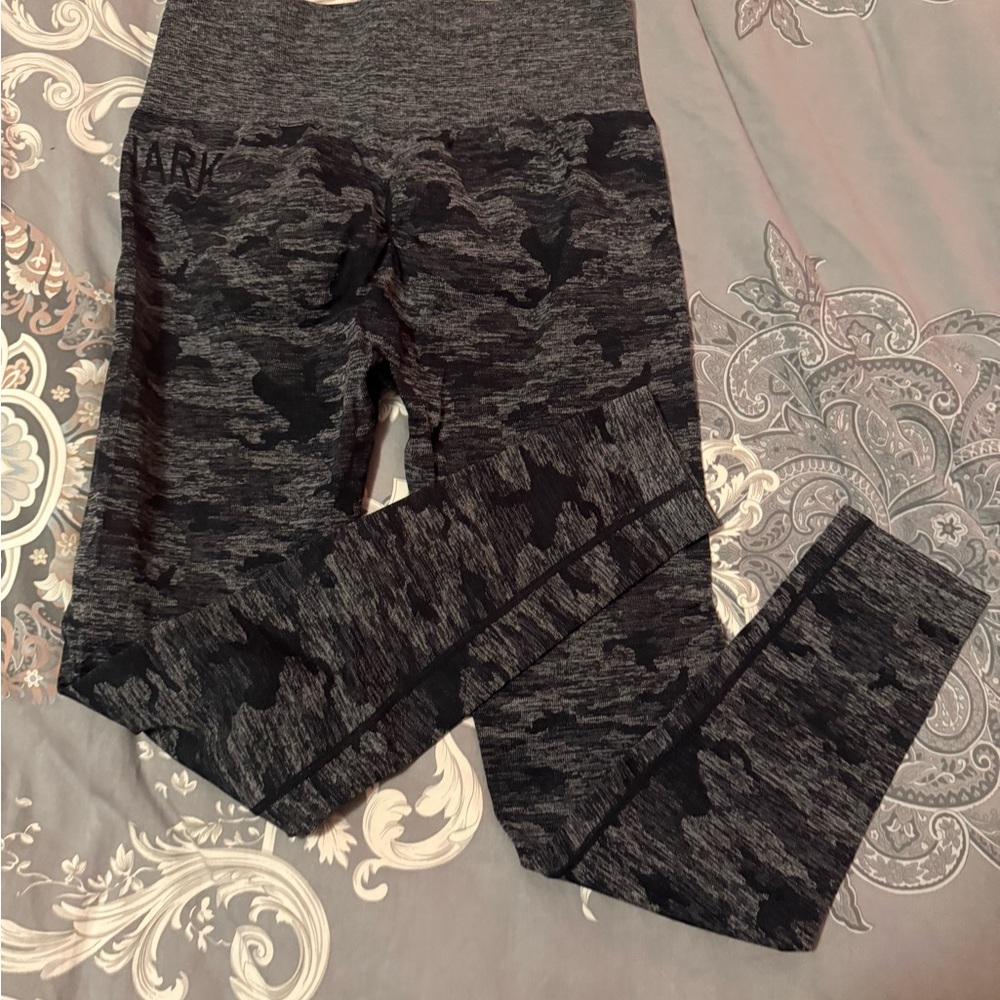 Gymshark Charcoal and Black Performance Pants